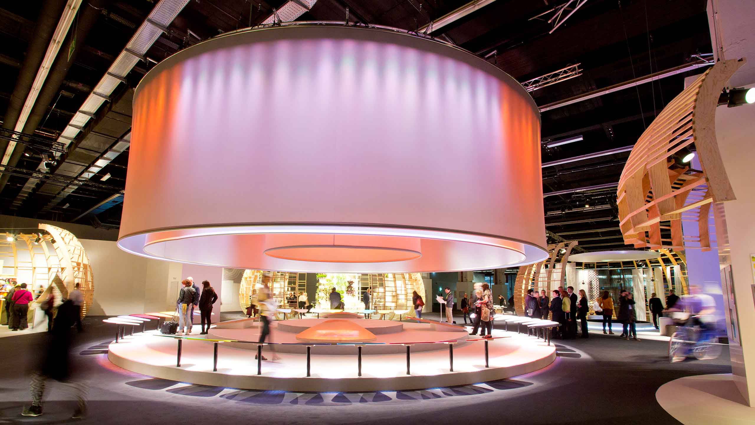 Stand construction: booth (built by Fairconstruction) at the Frankfurt trade fair