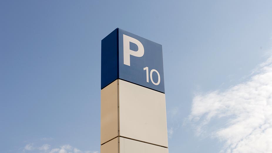 Parkplatz Beschilderung