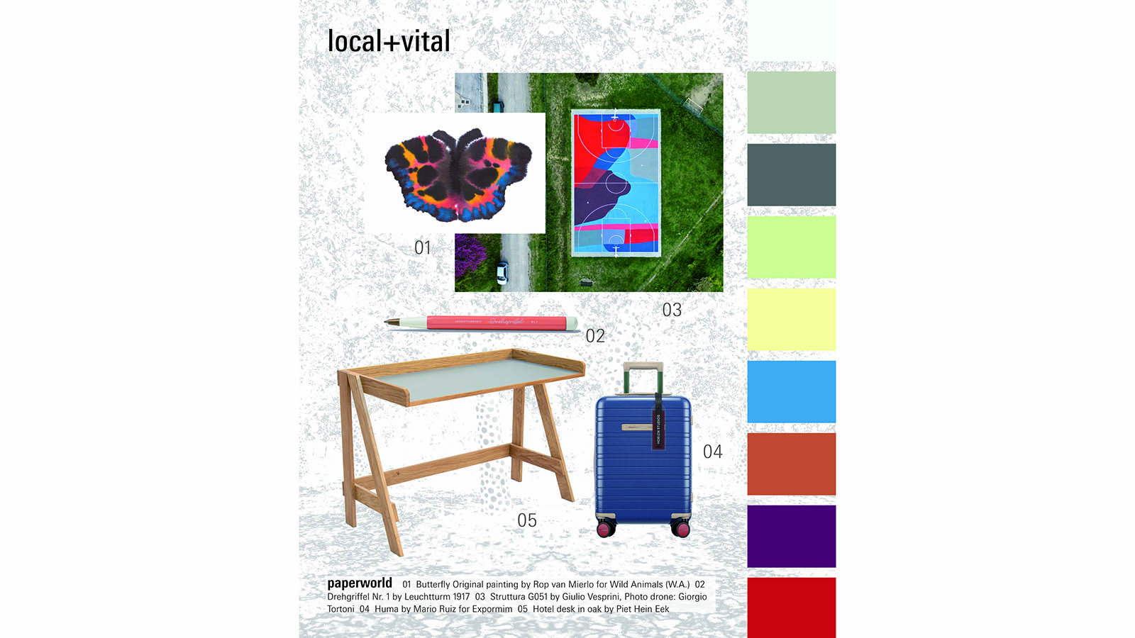 "local+vital": closeness and cheerfulness through local products and characteristic design